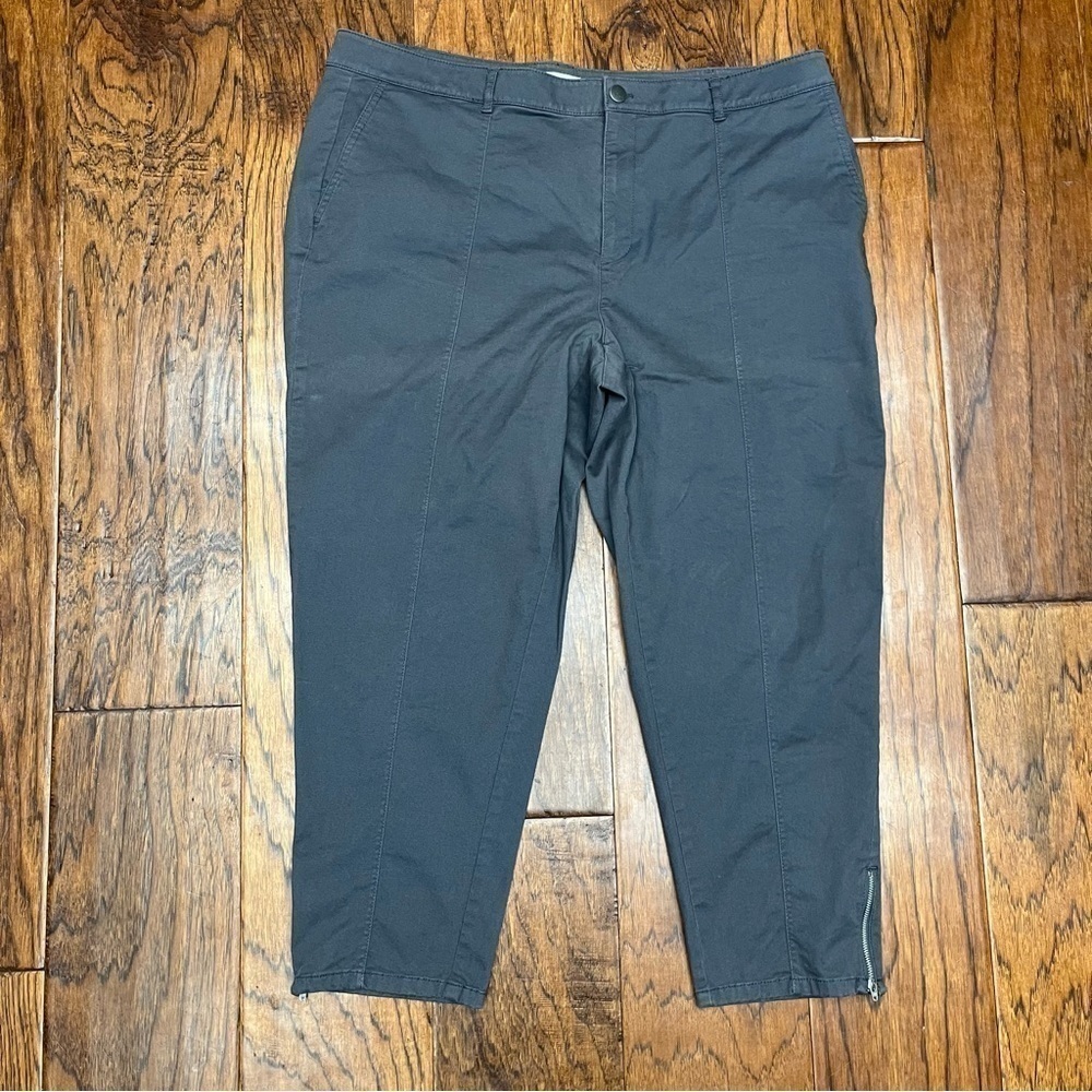 J. Jill high‎ waisted ankle zipper pant
